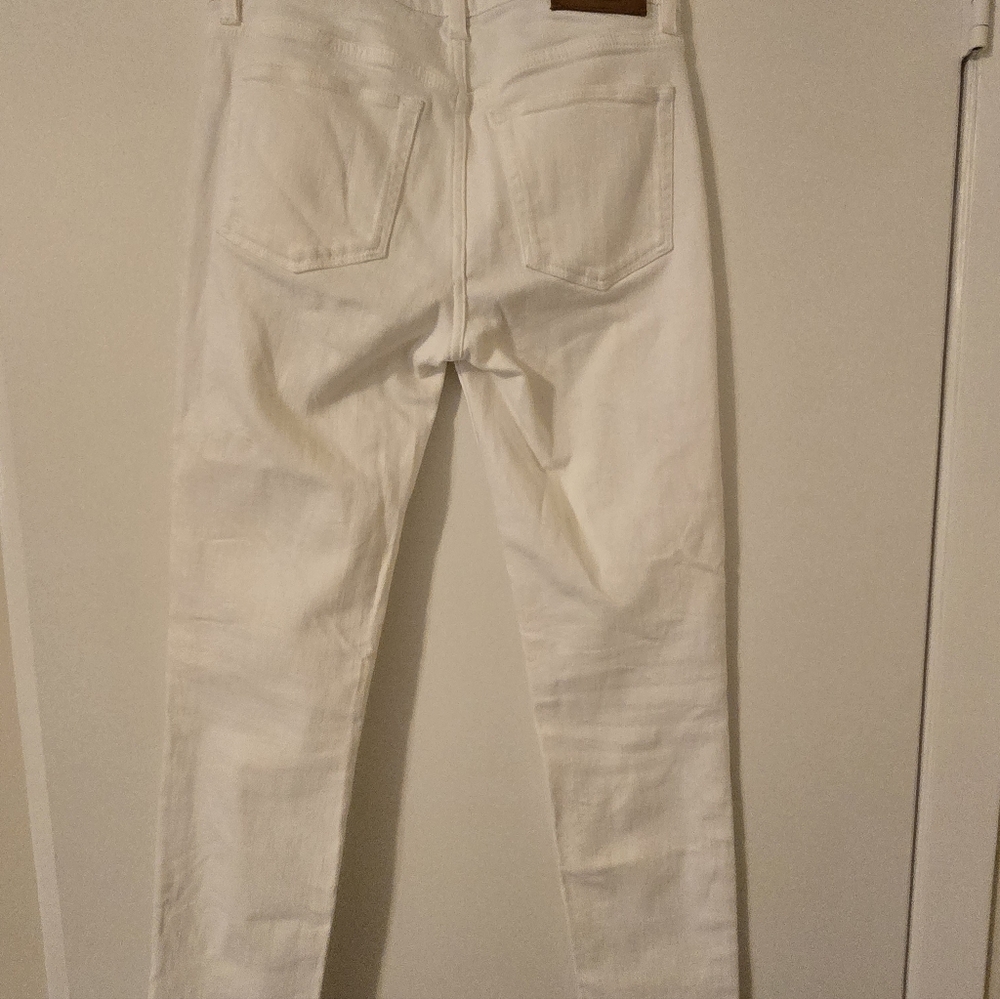 Ralph Lauren Purple Label Women's White Slim Fit Jeans 27 - Picture 5 of 9
